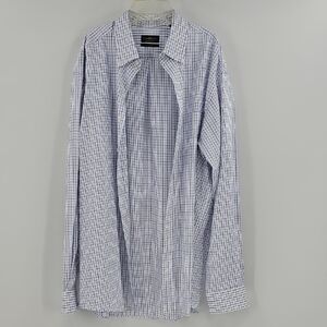 Charter Room Regular Fit Pinpoint Men's Button-Down Shirt Size 17 1/2 36/37
